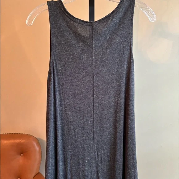 3 Old Navy, Navy/Cream/Grey Relaxed Swing Womens Tank Tops With Sparkle Fabric - Picture 6 of 9